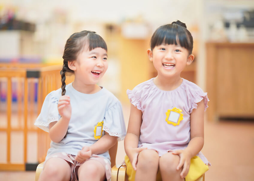 笑顔の子どもたち